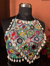 Ruhi Navratari Special Real Mirror With Real Kaudi Blouse Wholesale Shop In Surat
